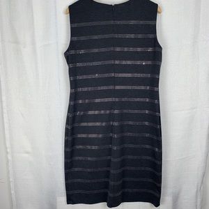 Calvin Klein heather grey embellished dress